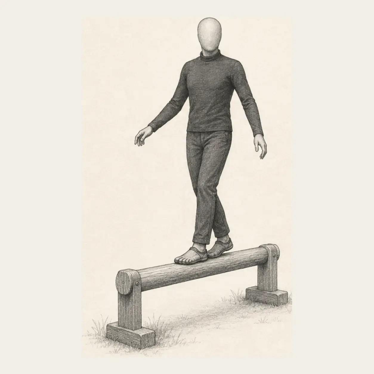 Choose a narrower, rounder, or higher element.
