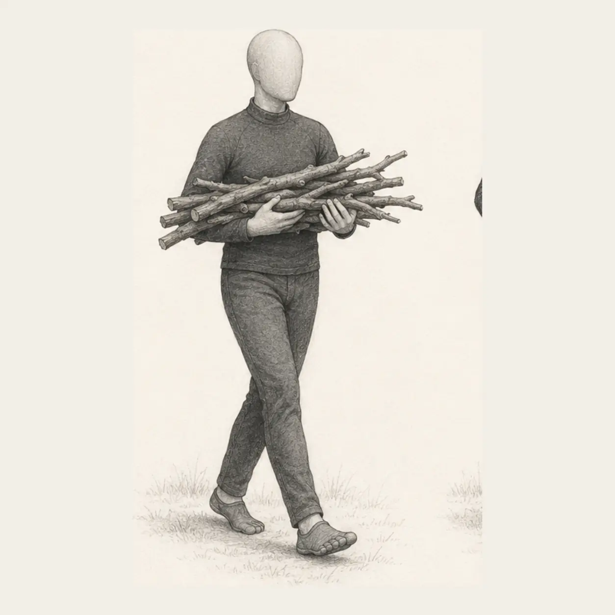 Move several smaller branches one at a time.