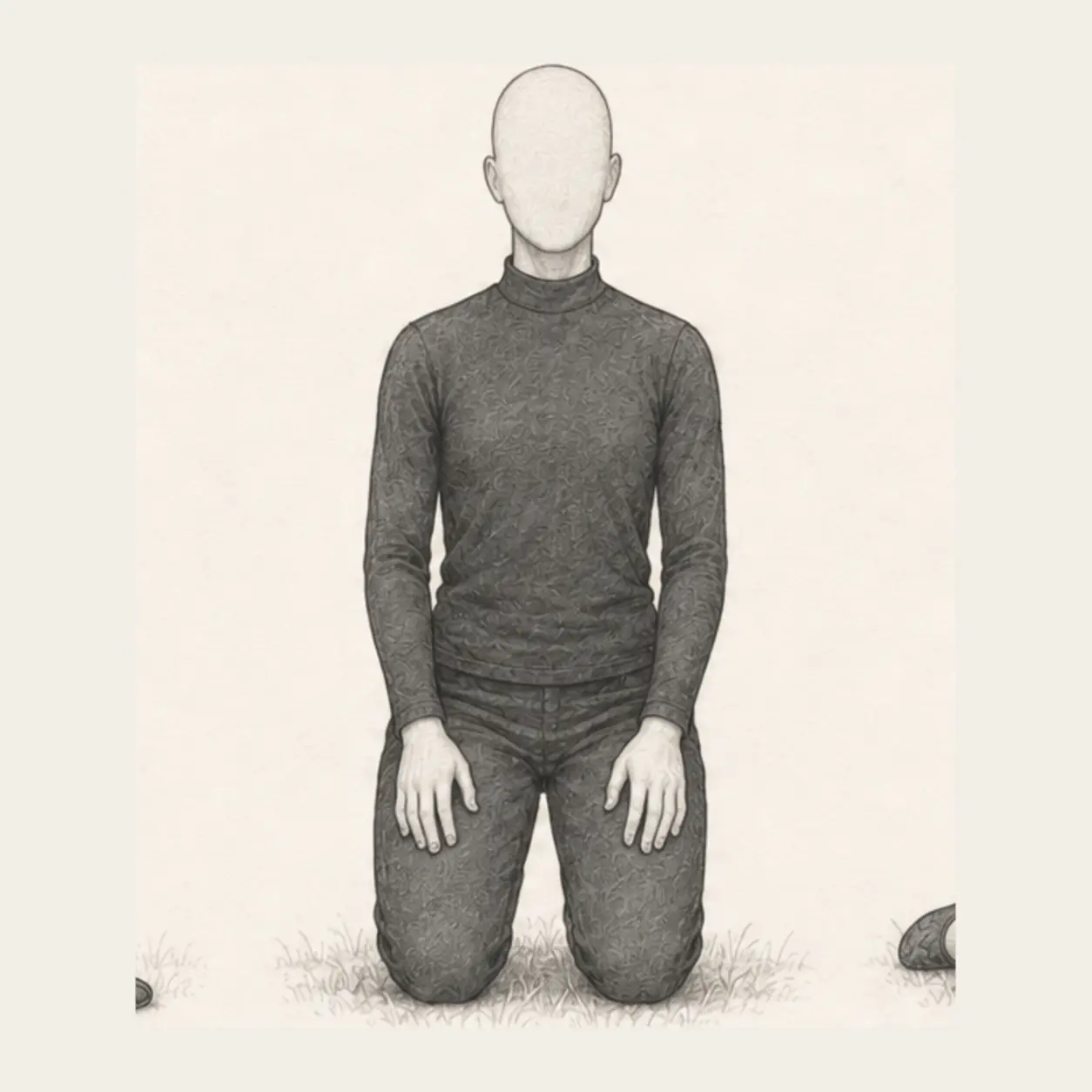 Begin in tall kneeling and use both hands on your front thigh.